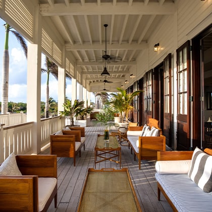 Porch at Mahogany Bay Resort