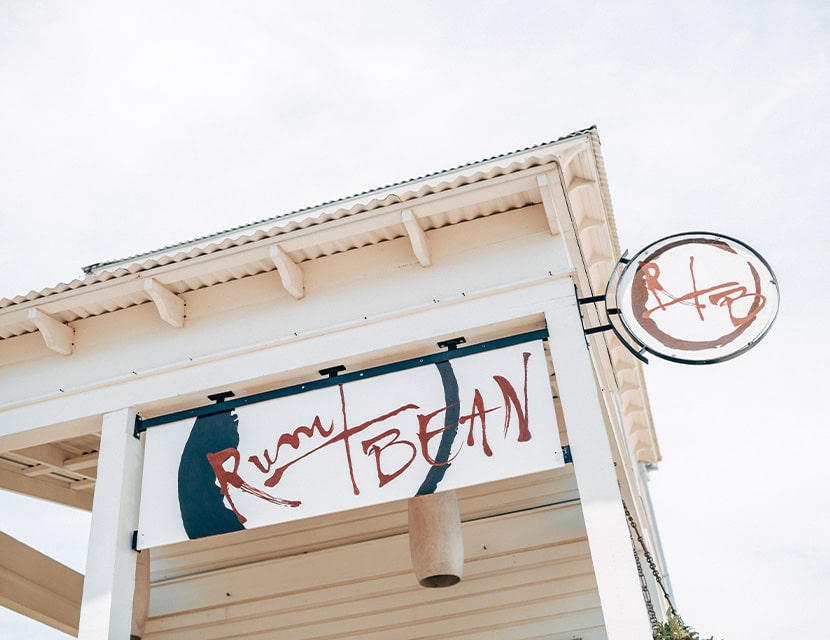 Best coffee shop in San Pedro Rum & Bean at Mahogany Bay Resort Ambergris Caye Belize