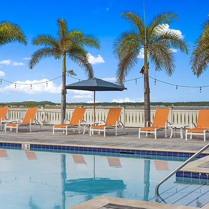 Chairs at the Bay Club at Mahogany Bay Resort & Beach Club