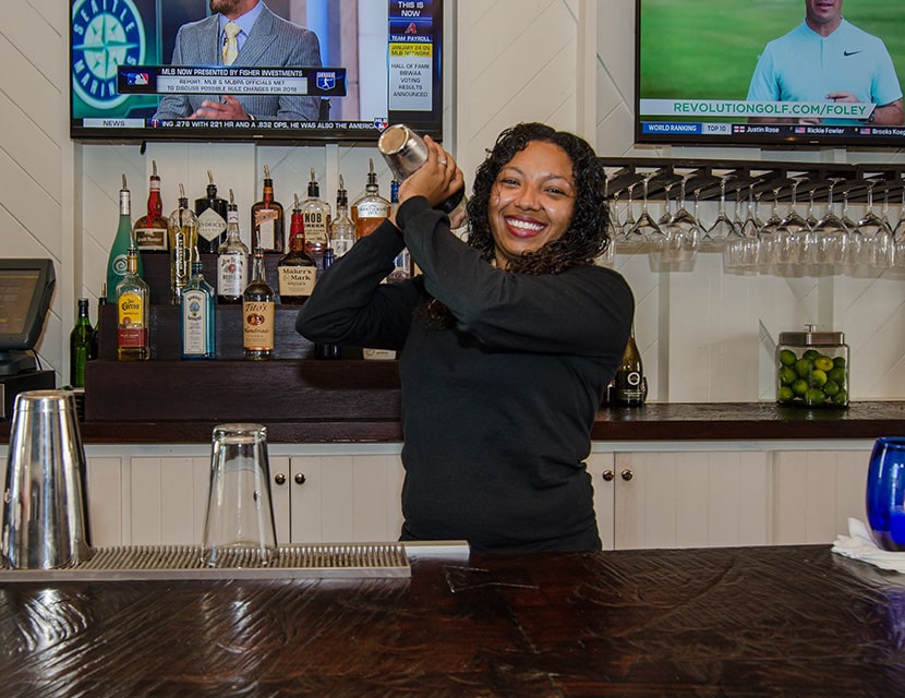 Bartender at Dirty Martini