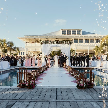 Poolside event at Mahogany Bay Resort & Beach Club