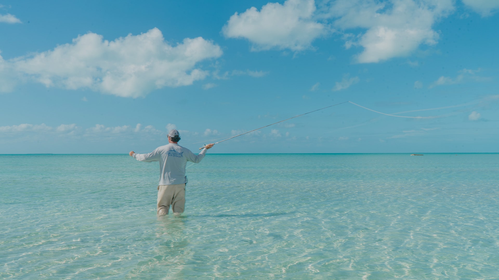 Fishing in the flats near Mahogany Bay Resort & Beach Club