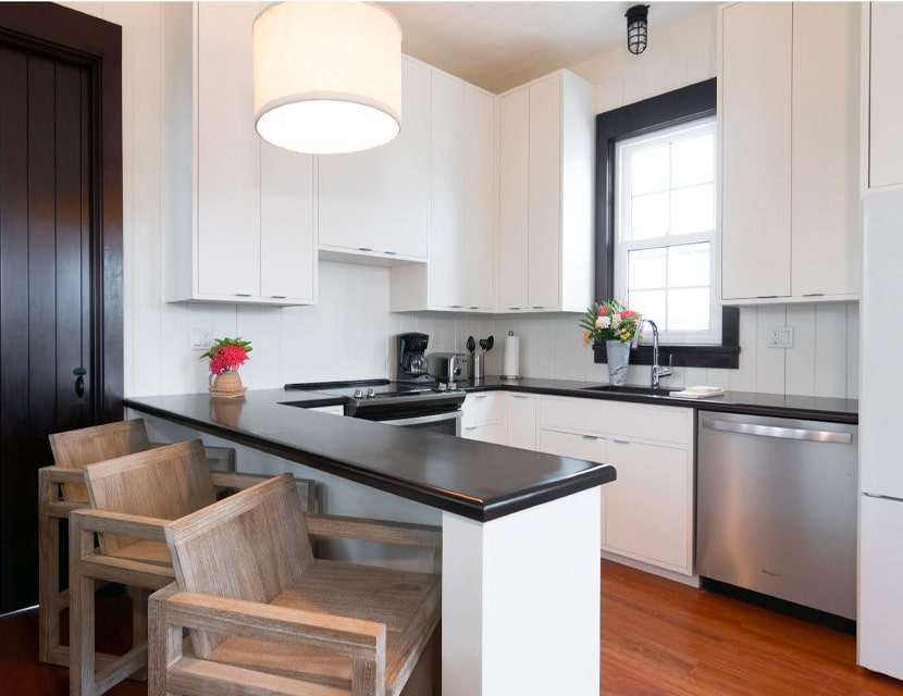 Kitchen in the Freetown Cottage