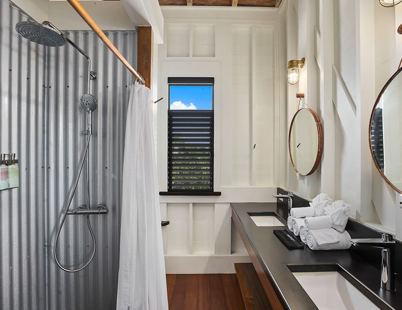 Bathroom in the lower keeping suite