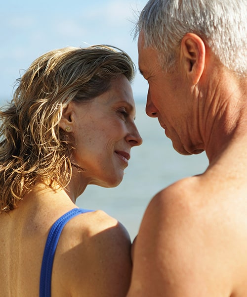 Older couple in love