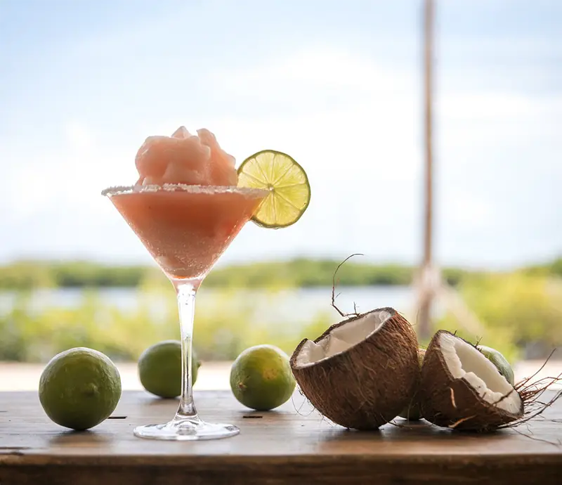 Beach Club Drinks at Mahogany Bay Resort San Pedro Ambergris Caye Belize