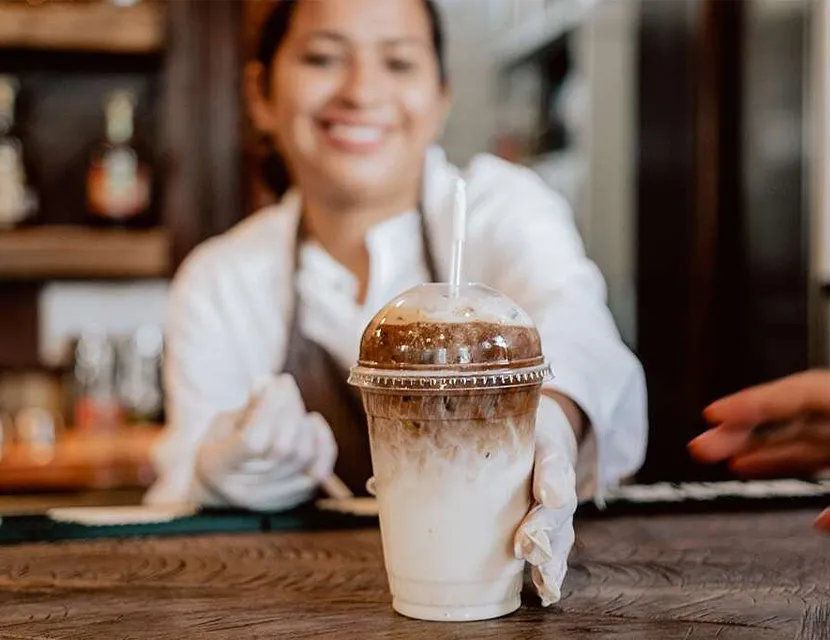 To go order from the best coffee shop in San Pedro Rum & Bean at Mahogany Bay Resort Ambergris Caye Belize