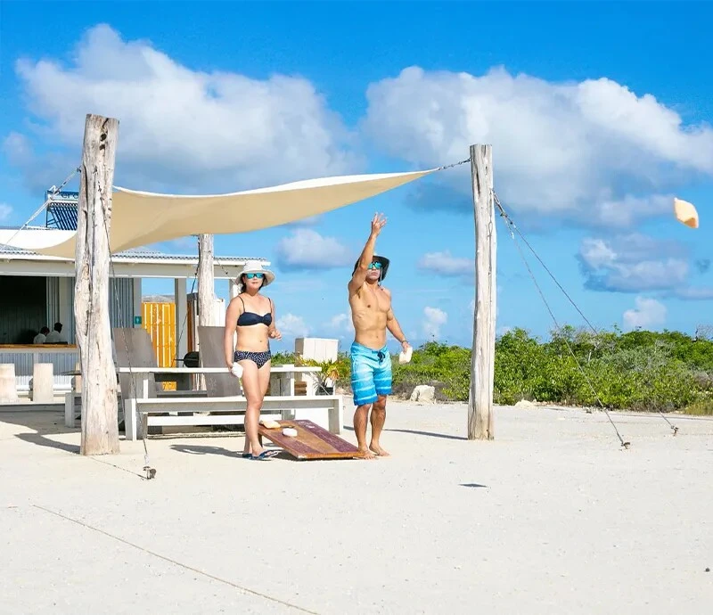 Beach acativities at The Beach Club by Mahogany Bay Resort San Pedro Ambergris Caye Belize