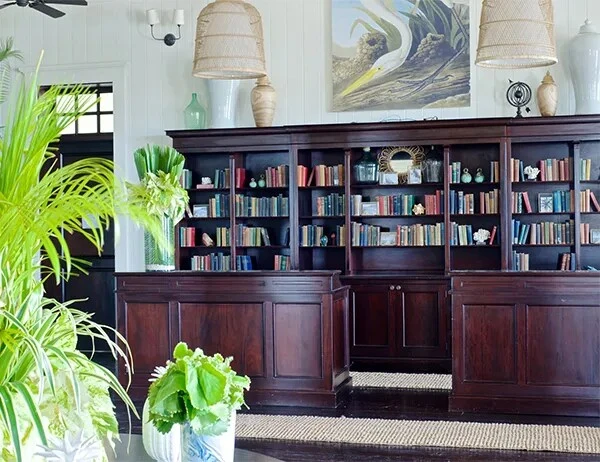 The front desk at Mahogany Bay Resort _ San Pedro Ambergris Caye