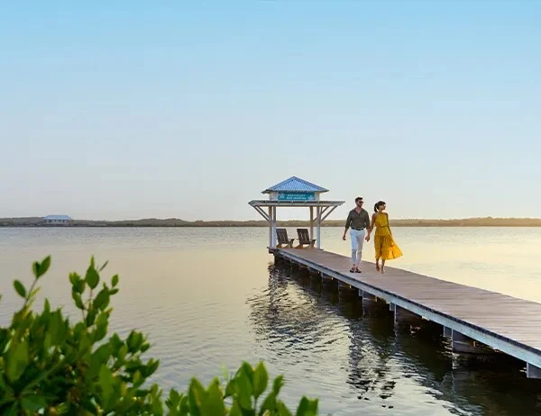 The pier at Mahogany Bay Resort _ San Pedro Ambergris Caye