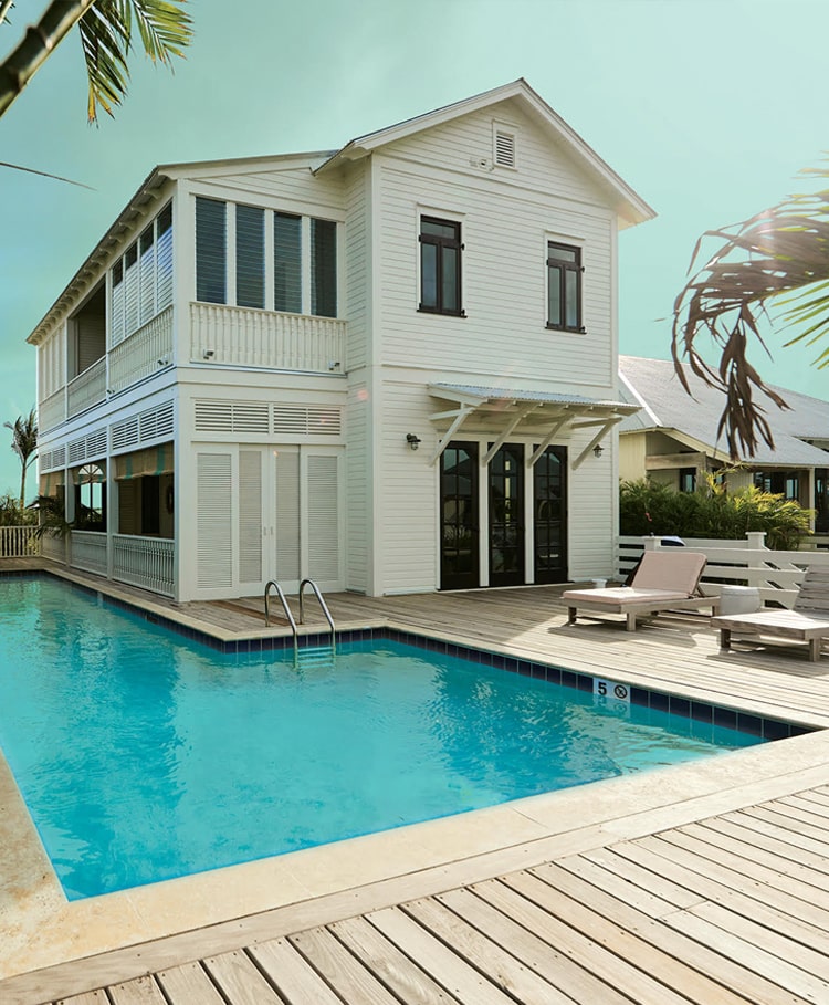 Villa with swimming pool at Mahogany Bay Resort and Beach Club