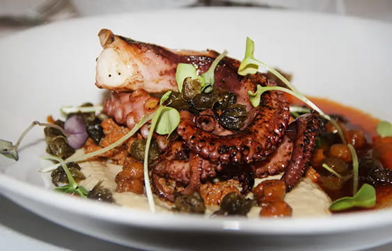 Fresh seafood dinner specials at Verandah